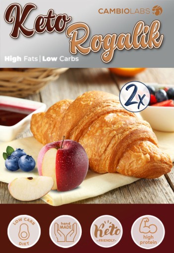 KETO CROISSANT s marmeládou KETO KÁVA BEZ CUKRU KETOGENICKÁ DIÉTA