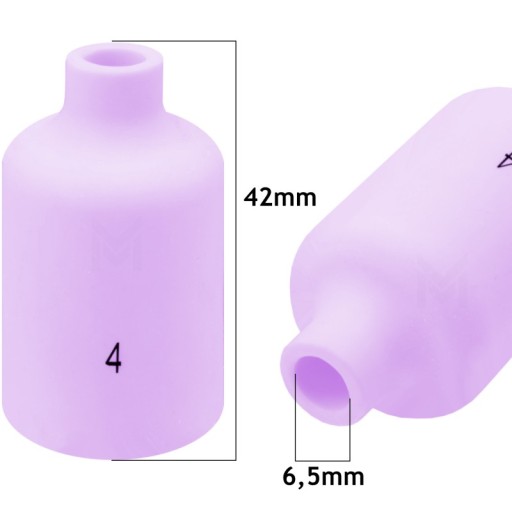10x keramická tryska TIG #4 54N18 SR17 SR18 SR26