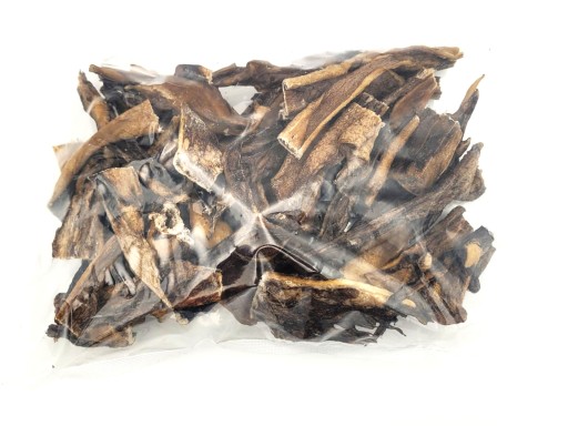 Pochúťka pre psa - Koža z jeleňa, zverina, malé kúsky, 500 g