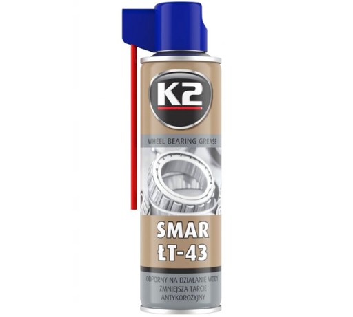 VLASTNÍK pre K2 ŁT-43 KLZNÉ OTOČNÉ LOŽISKÁ 400ml + reklamná pomôcka