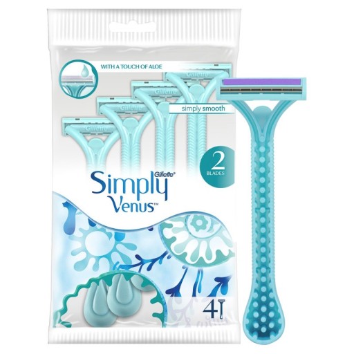 Holiaci strojček Gillette Simply Venus 2 4 ks
