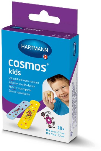 Náplasti pre deti, 2 veľkosti, 20 ks.