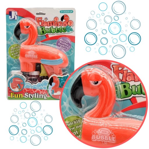 BUBBLE GUN FLAMING RUŽOVÁ + DVE TEKUTINY