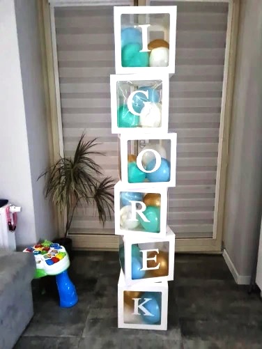 PERSONALIZOVANÉ balónové boxy 1 kus