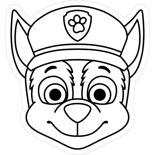 Vykrajovačka na sušienky s pečiatkou rozprávky Paw Patrol Chase, 8cm