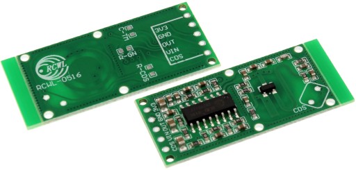 Mikrovlnný radarový pohybový senzor RCWL-0516 Arduino