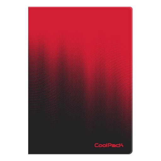 Organizérový priečinok A4 CoolPack s tričkami, 20 tričiek Gradient Cranberry