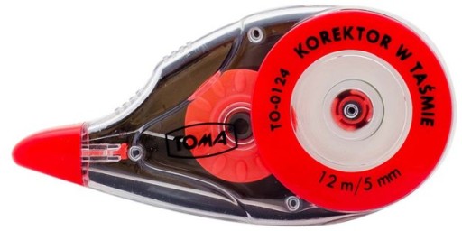 TOMA CORRECTION korekčná páska SCHOOL škola v kancelárii MYSZKA 5mm x 12m