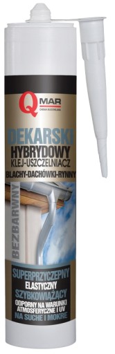 QMAR strešný tmel CLEAR HYBRID POLYMER polymér na plech