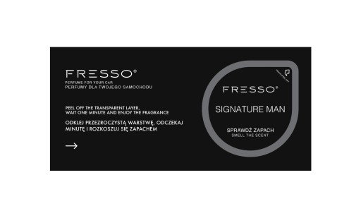 FRESSO TESTER SADA 8 KARIET VÔŇ parfémy vône do auta