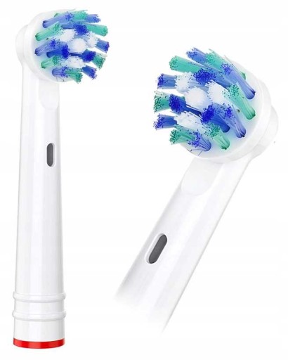 4x NÁHRADNÉ HLAVY KEFEK KRÍŽOVÝ BIELY PRE ORAL-B