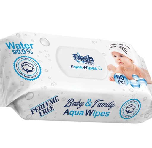 AQUAWIPES Aqua Wipes 99% 60 ks.