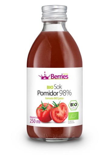 Bio paradajková šťava 98% bio paradajková šťava 250 ml