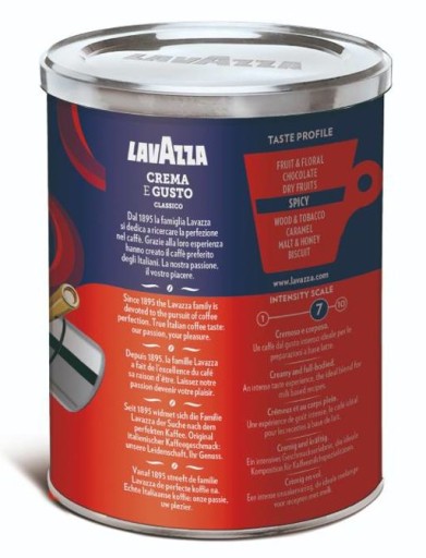 Lavazza Crema e Gusto Classico mletá káva 250g