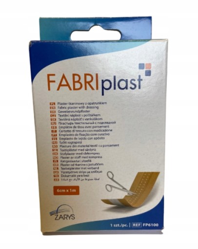 LÁTKOVÝ PLAST s obväzom na strih 6cm x 1m