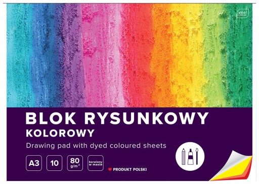 FAREBNÝ BLOK 10 LISTOV 10 FAREB A3 80g Interprint