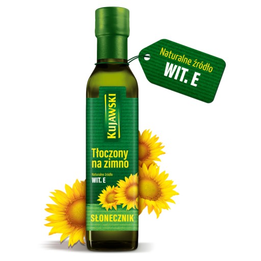 Kujawski bio slnečnicový olej lisovaný za studena 250 ml