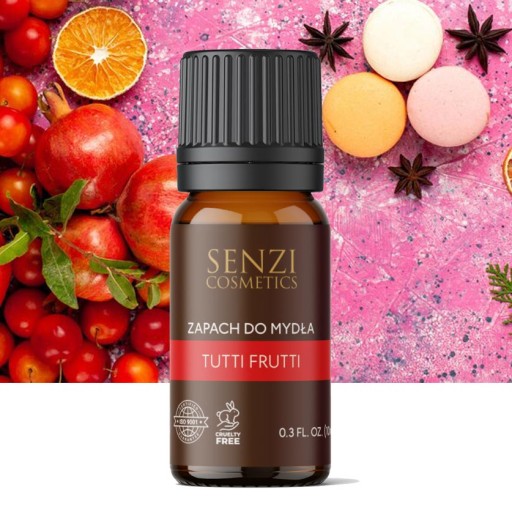 Mydlová vôňa vonný olej pre bezalergénové mydlá TUTTI FRUTTI 10 ml