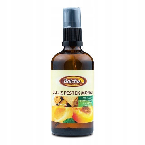 Olej z marhuľových semienok Balcho 100ml lisovaný za studena. PUMPA!