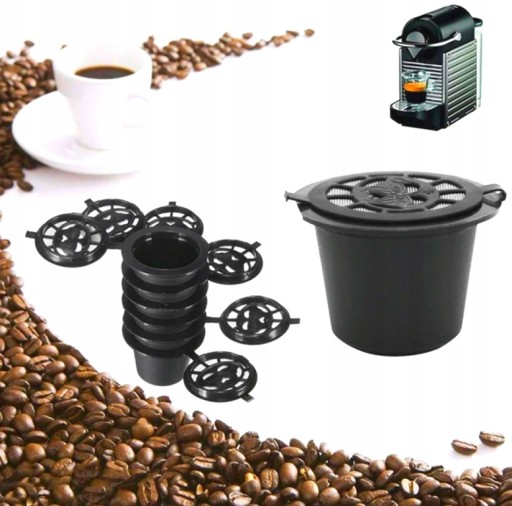 3x NESPRESSO opakovane použiteľné ekologické kávové kapsuly