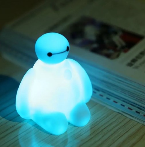 NOČNÁ LAMPA DO DETSKEJ IZBY DETSKÉ BATÉRIE LED