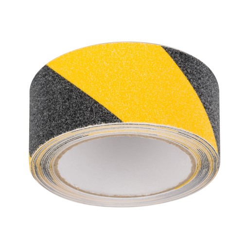 Protišmyková páska REBEL (0,75 mm x 50 mm x 5 m) čierna a žltá