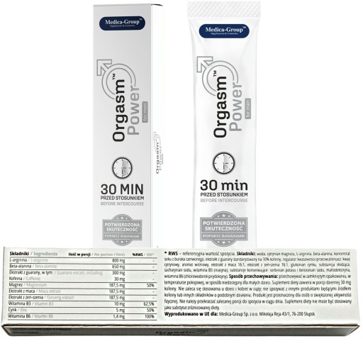 Orgasm Power for Men Drink pre rýchlu, silnú a dlhú erekciu 10 ml