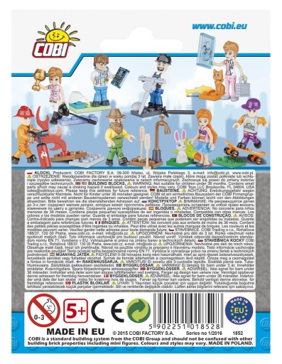 COBI ACTION MESTSKÁ TAŠKA POSTAVA + DOPLNKY 1852