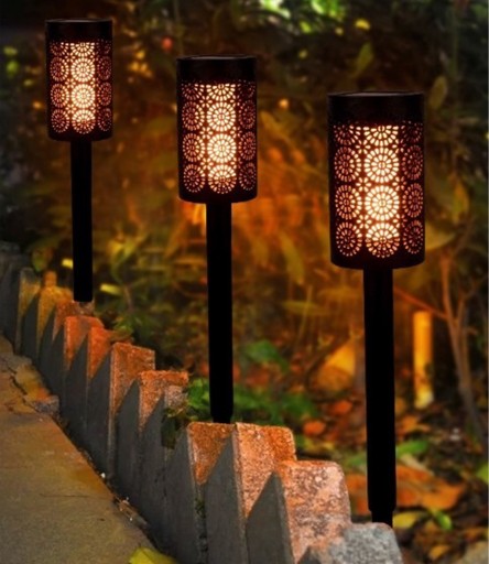 LED solárne svietidlo TORCH s FIRE, FLAME efektom