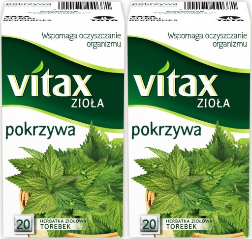 Vitax žihľavový bylinkový čaj 20ks 1,5g x2