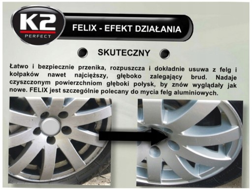 K2 FELIX RIM TEKUTINY UMÝVA RÁFKY A NÁBOJE HIT FV