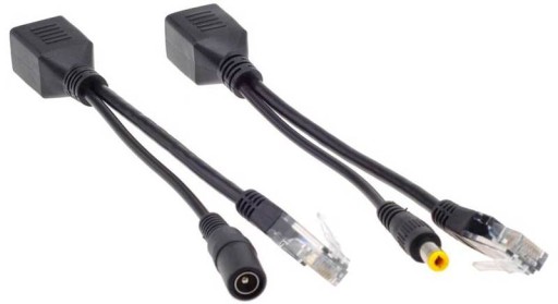 ADAPTÉR PoE LAN napájací zdroj pre AP ROUTER čierny