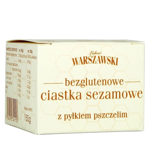 Varšavské sezamové sušienky s včelím peľom