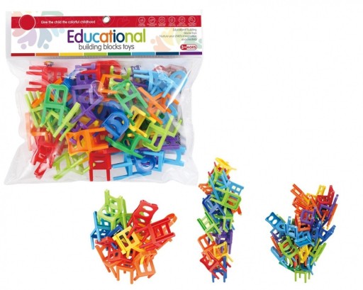 STAVEBNÉ STOLIČKY LITTLE GENIUS BLOCKS 40 PRVKOV