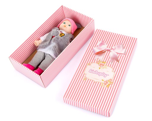 KARTÓNOVÉ DARČEKOVÉ BALENIE PRE BÁBIKU 41 cm