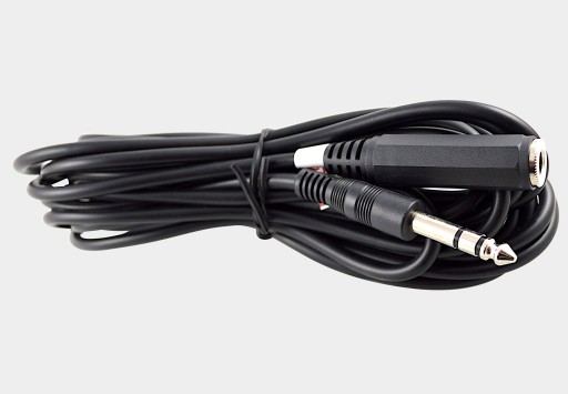 predlžovací kábel slúchadiel, veľký jack 6,3mm, 5m VITALCO