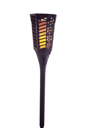 LED SOLÁRNE SVIETKO 57CM ZÁHRADNÁ SOLARNÁ LAMPA S EFEKTOM PLAMEŇA