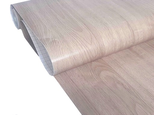 45cm Samolepiaca drevená dyha Dub MINIMAL - CAFFE LATTE