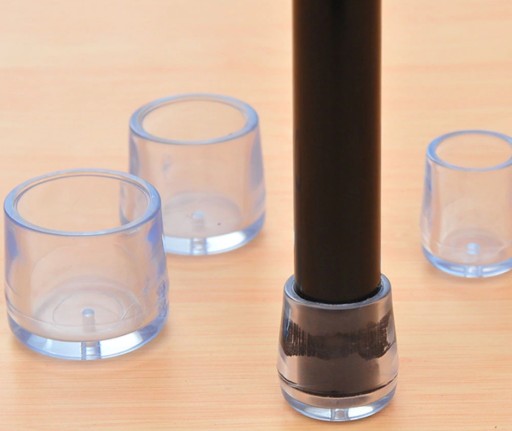 Poťahy nôh na stoličky Silikónové okrúhle ochranné kryty 16 mm x 16
