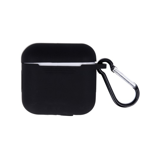 Puzdro na Airpods 3, čierne, s háčikom