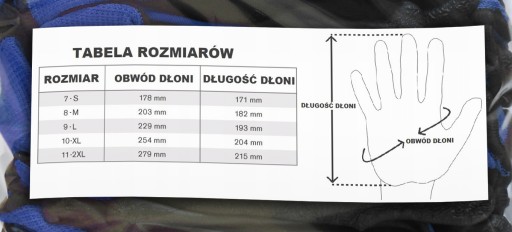 PETRAX Nylonové latexové pracovné rukavice, 1 pár, veľkosť 11