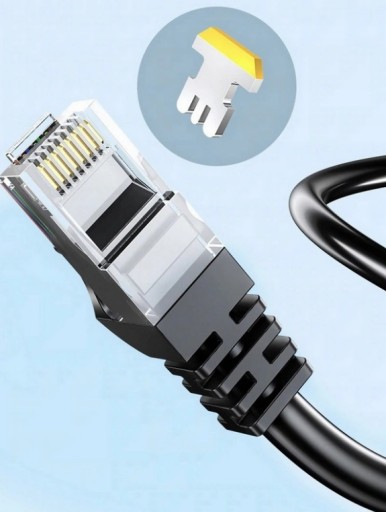 RJ45 SIEŤOVÝ KÁBEL CAT 7 CU 0,5m 50cm S/FTP LSZH