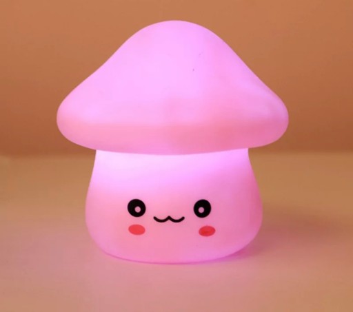 Hubová nočná lampa Silikónová LED hubová lampa