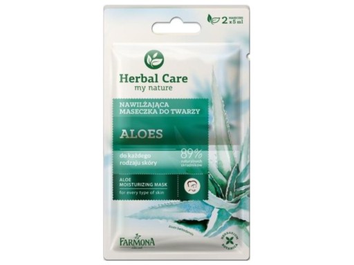 Farmona Herbal Care Hydratačná maska Aloe - vrecúško 5ml x 2