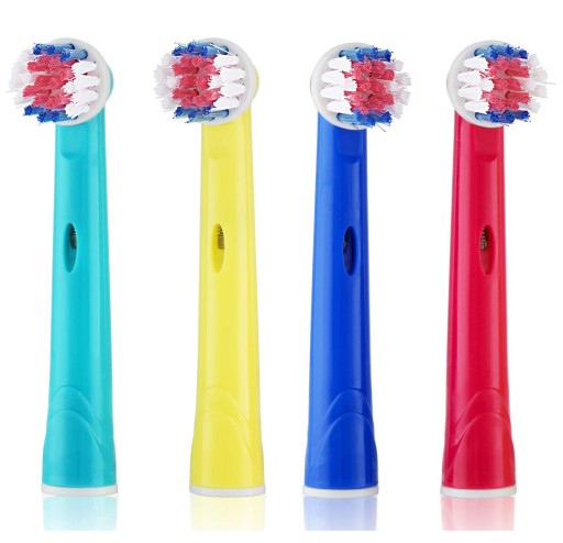 DETSKÉ HLAVY NA PRESNÉ ELEKTRICKÉ KEFKY ORAL-B 4 KS