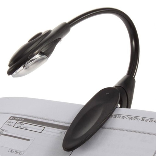 LED USB STOLNÁ LAMPA S KLIPOM NA ČÍTANIE KNÍH KLIP ZD20