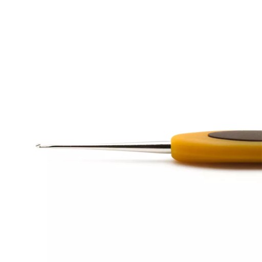Háčik na háčkovanie ďatelina, ergonomická rukoväť, 1 mm Soft Touch