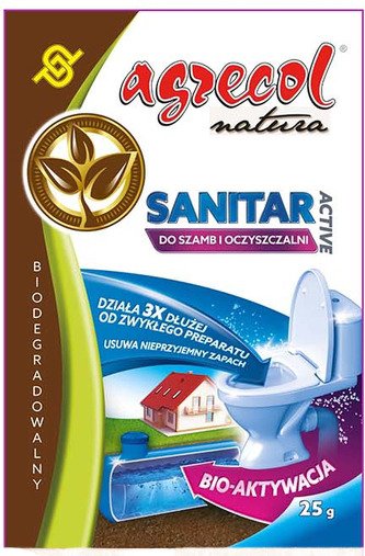 SANITÁRNA PRÍPRAVA. PRE septik, VRECKÁ 15X 25G