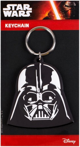 Gumová kľúčenka značky Star Wars Darth Vader
