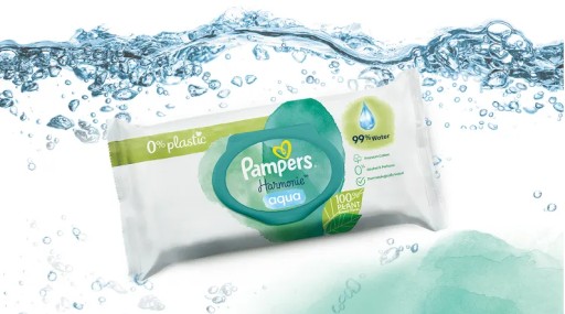 Pampers Harmonie Aqua vlhčené obrúsky 1 x 48 ks.
